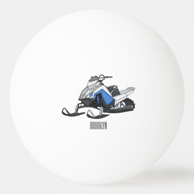 Mobil tecknad pingisboll (Framsidan)