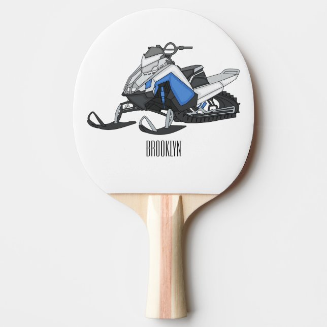 Mobil tecknad pingisracket (Framsidan)
