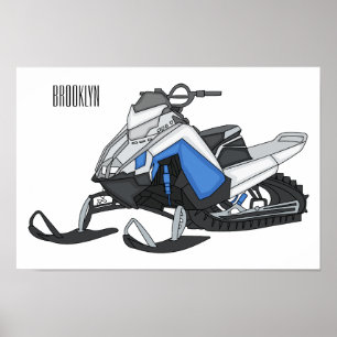 Mobil tecknad poster