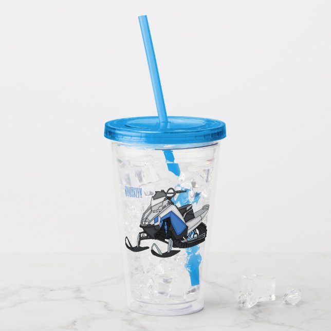 Mobil tecknad take away mugg (Framsida Ice)