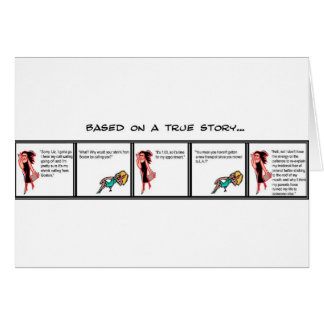 Mobil terapi hälsningskort