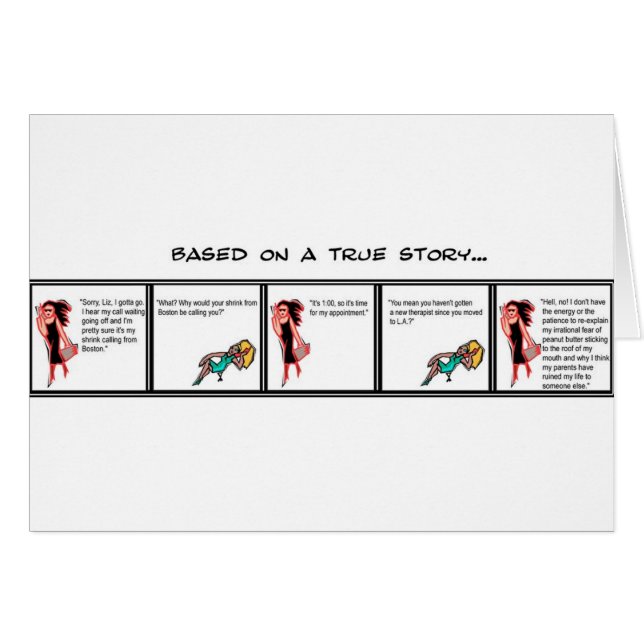 Mobil terapi hälsningskort (Framsidan Horizontal)