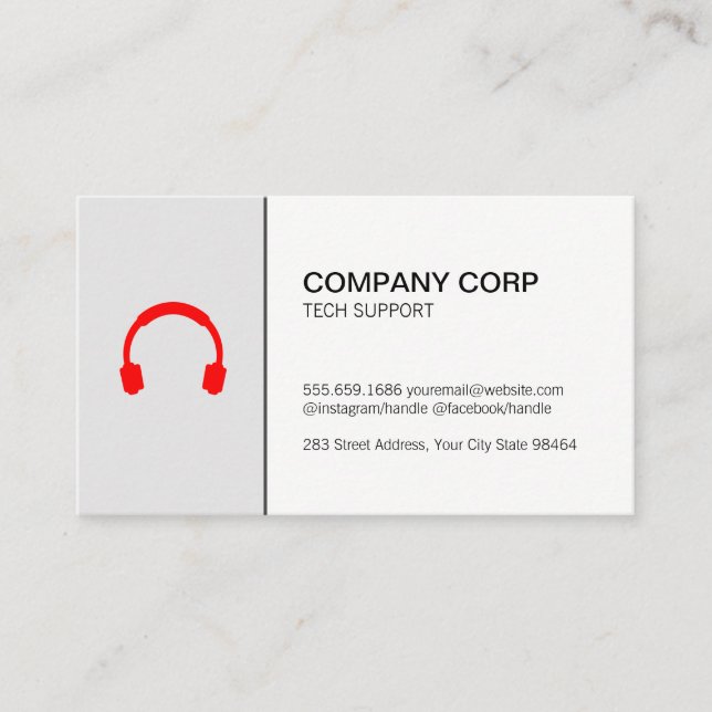 Mobil tjänst för teknisk support för uppringningsc tidsbeställning kort (Framsida)