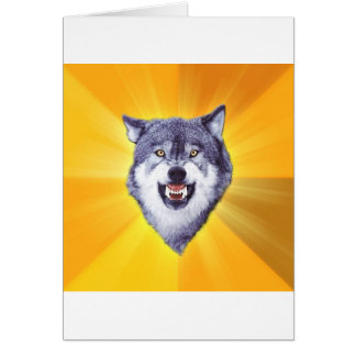 Mobil Varg Advice Djurens Internetnummer Hälsningskort