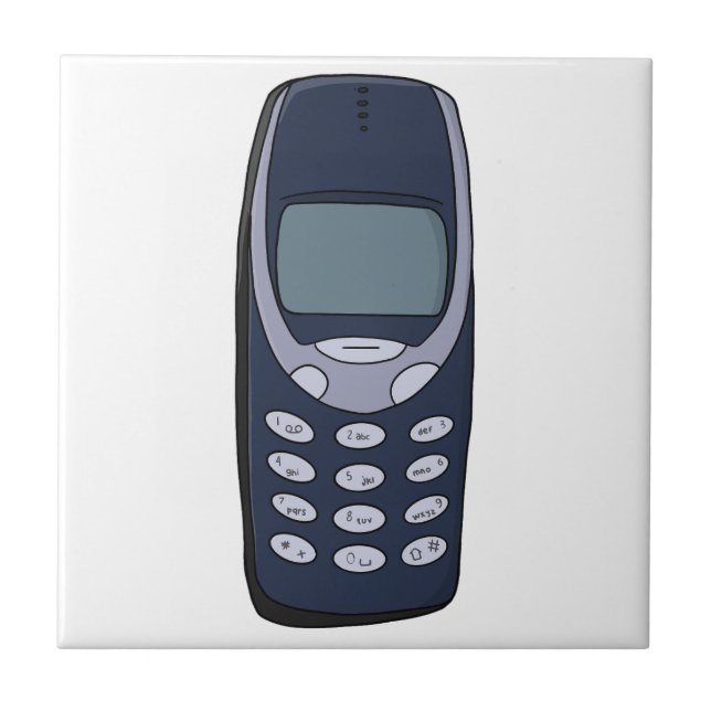 Mobil vintage kakelplatta (Framsidan)