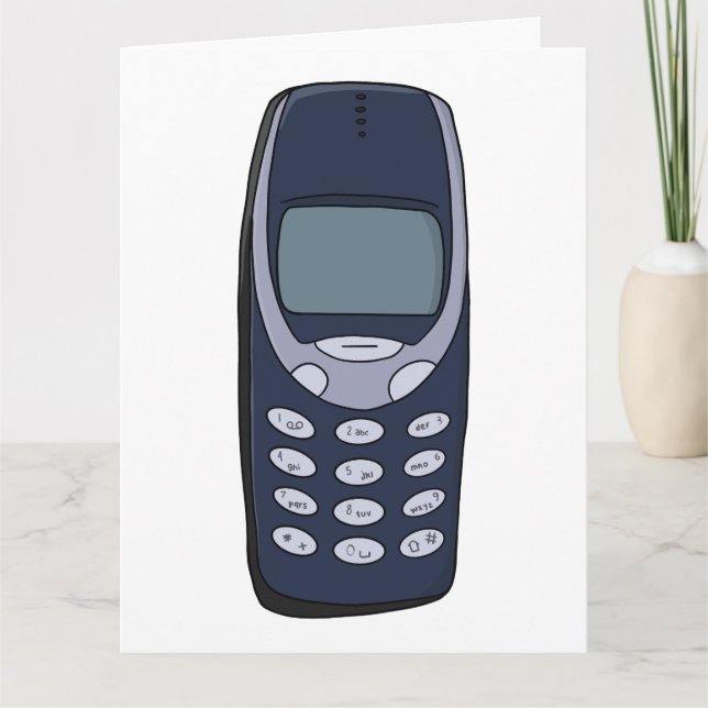 Mobil vintage kort (Framsida)