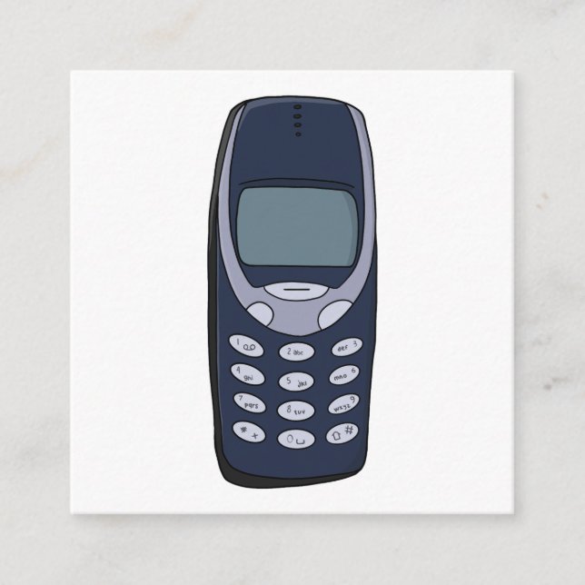 Mobil vintage tilläggskort (Framsida)