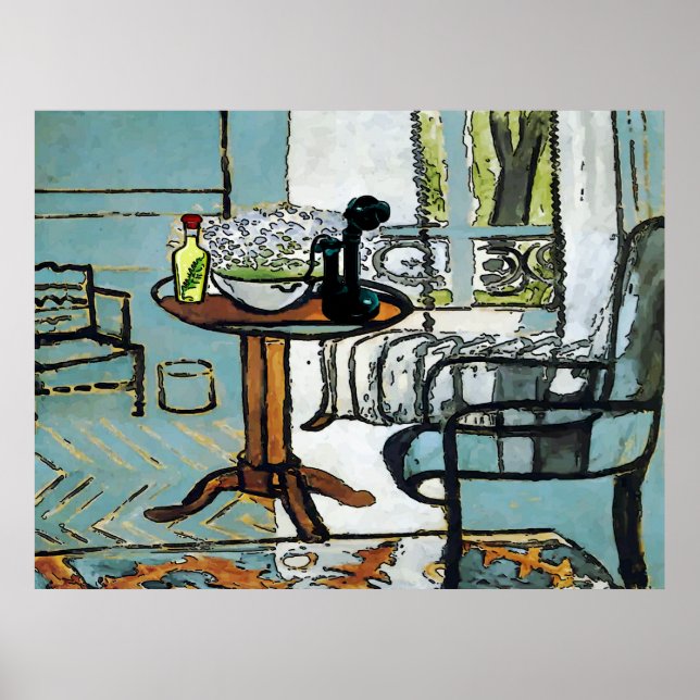 Mobila Bord, Matisse Stil Poster (Framsidan)
