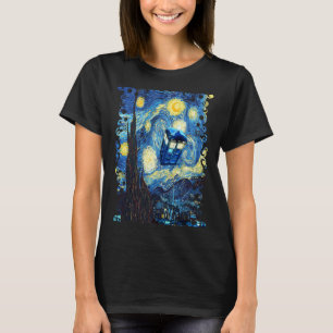Mobila rutor för flygande Magic Box Starry Night V T Shirt