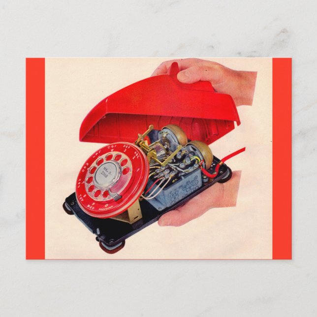 mobila tarmar som uppdagats vykort (Framsida)