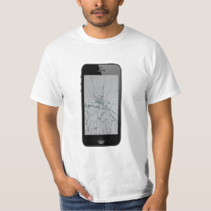 Mobilare glas med brutet glasögon tröja