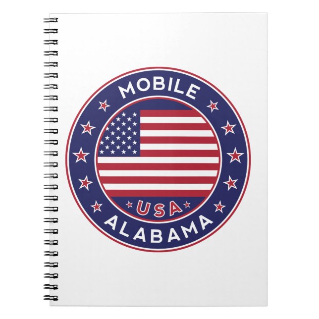 Mobile, Alabama Anteckningsbok (Framsidan)