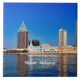 Mobile, Alabama cityscape Kakelplatta