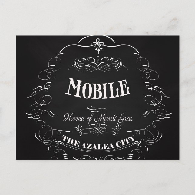 Mobile, Alabama - Hem för Mardi Gras Vykort (Framsida)