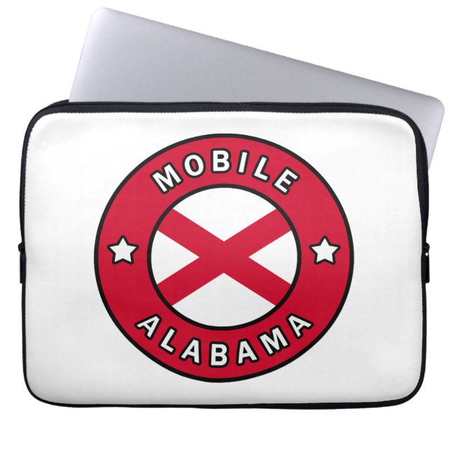 Mobile Alabama Laptop Fodral (Framsidan)