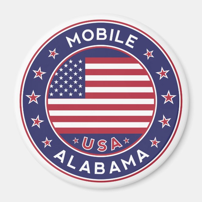 Mobile, Alabama Magnet (Framsidan)