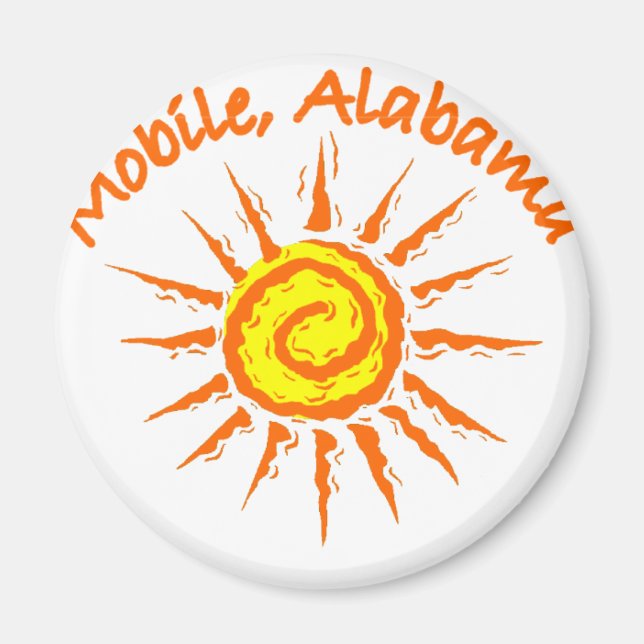 Mobile, Alabama Magnet (Framsidan)