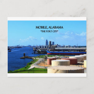 MOBILE, ALABAMA - Port City Vykort