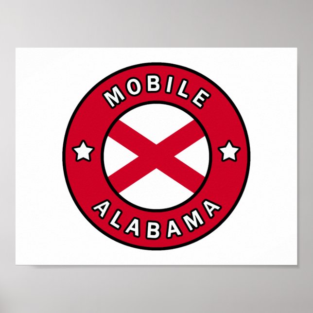 Mobile Alabama Poster (Framsidan)