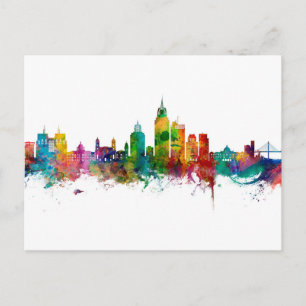 Mobile Alabama Skyline Vykort
