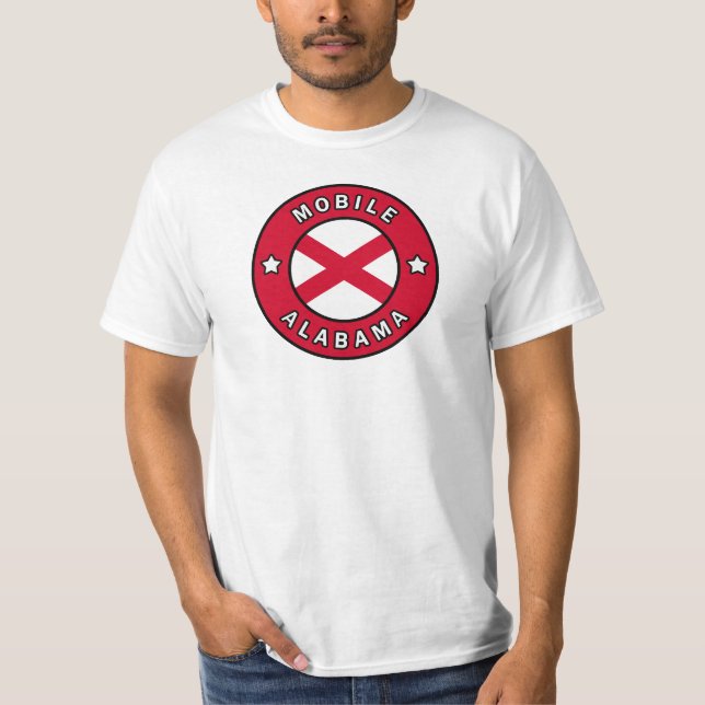 Mobile Alabama T Shirt (Framsida)