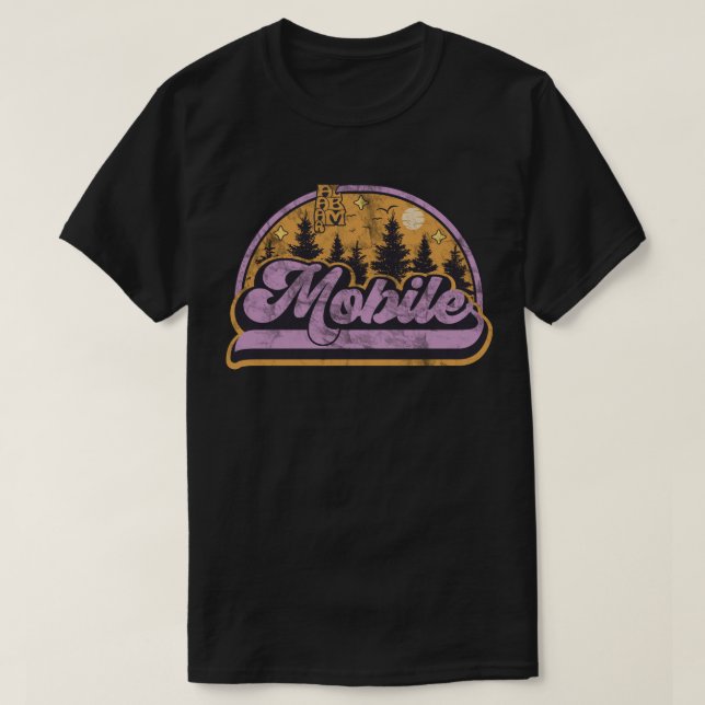 Mobile, Alabama T Shirt (Design framsida)