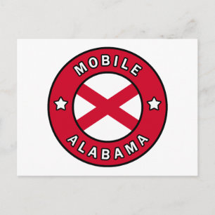 Mobile Alabama Vykort