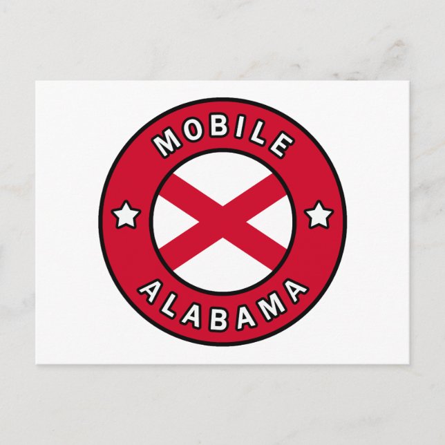 Mobile Alabama Vykort (Framsida)