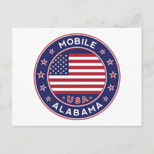Mobile, Alabama Vykort