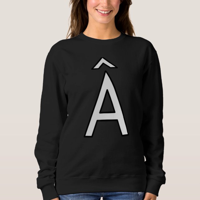 Mobile Alphabet réflex brev versaler versaler T Shirt (Framsida)