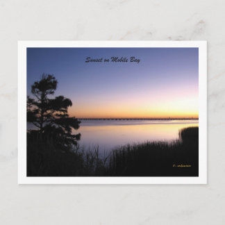 Mobile Bay Sunset Vykort