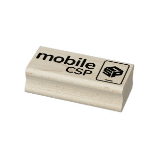 Mobile CSP Rubber Frimärke Stämpel