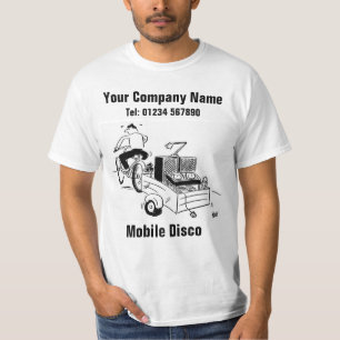 Mobile Disco DJ Disk Jockey T Shirt