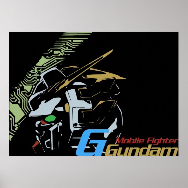 Mobile Fighter G Gundam Shining Gundam Poster (Framsidan)