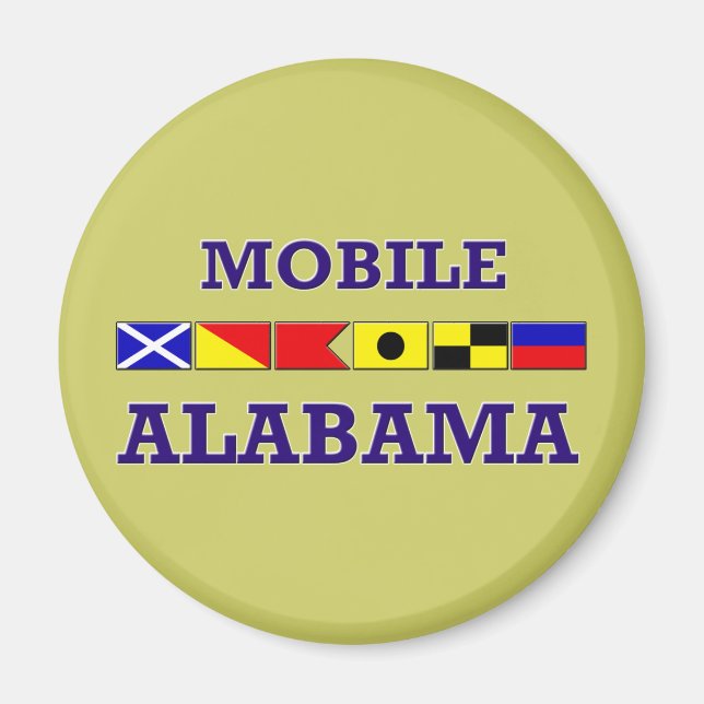 Mobile Flaggor Magnet (Framsidan)