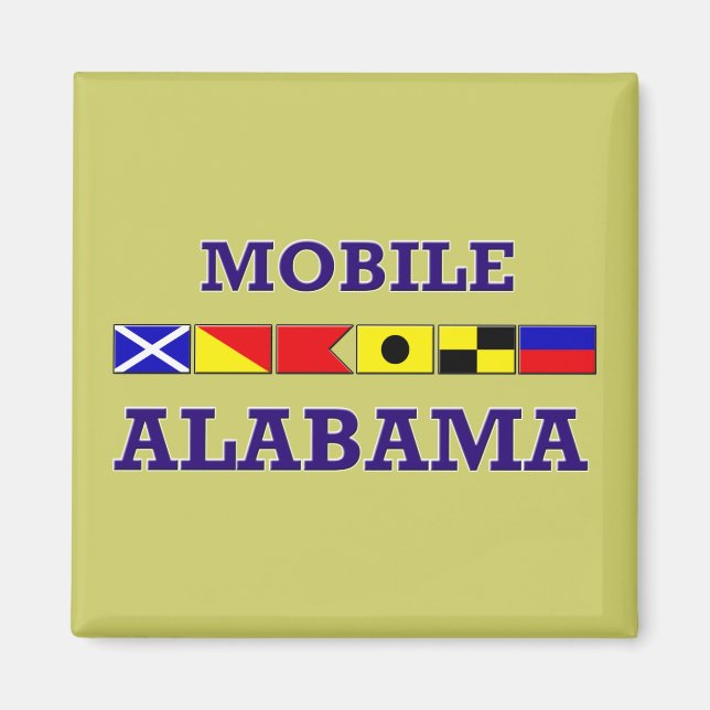 Mobile Flaggor Magnet (Framsidan)