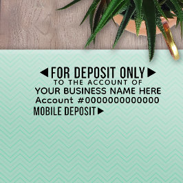 Mobile For DeposiOnly Basic Office Business Bank Självfärgande Stämpel