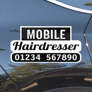Mobile Hairdresser Klistermärken