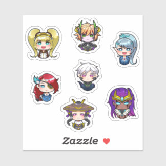 Mobile Legends Bang Bang Heroes Skin Set Klistermärken