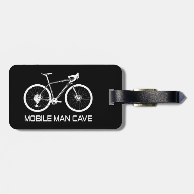 Mobile Man Cave Bike Bagagebricka (Baksida Vågrät)