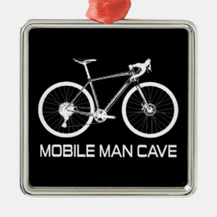 Mobile Man Cave Bike Julgransprydnad Metall