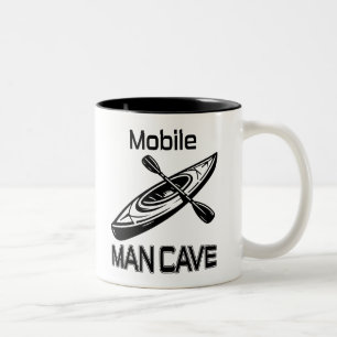 Mobile Man Cave Kayak Två-Tonad Mugg