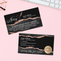 Mobile Notary & Loan Signing Agent Black Agate Bus