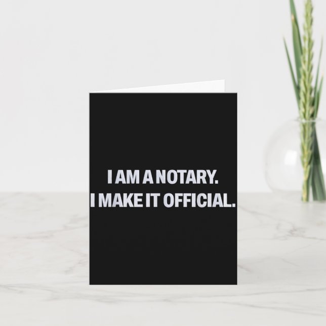 Mobile Notary Public Loan Signing Agent Gift  Kort (Framsida)