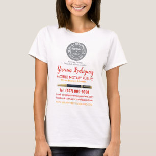 Mobile Notary Public T Shirt