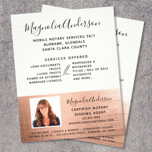 Mobile Notary Service Ro Guld Photo Flygblad