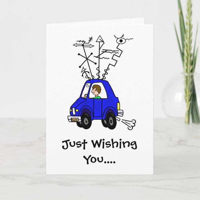 Mobile Rig Funny Ham Radio Birthday Card Kort (Framsida)