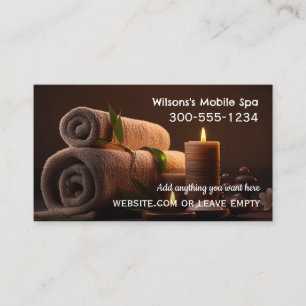 Mobile Spa Visitkort