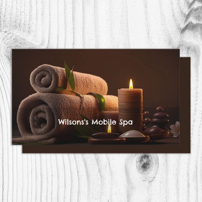 Mobile Spa Visitkort (Mobile Spa Business Cards)