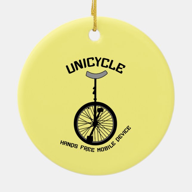 Mobilenhet böjd julgransprydnad keramik (Baksidan)